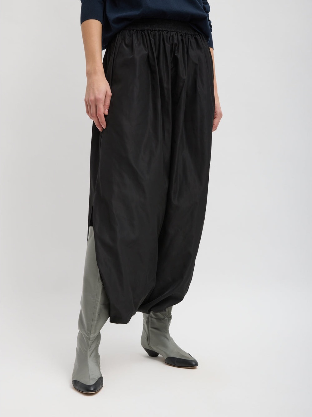Tibi Black Jalouise skirt small rare!